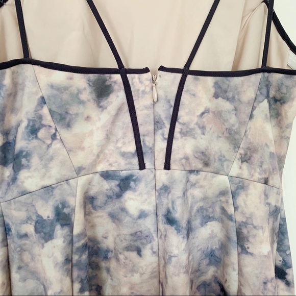 O'2nd Cloud Strap Detail Texture Sheath Dress Sz 6 - Picture 6 of 8